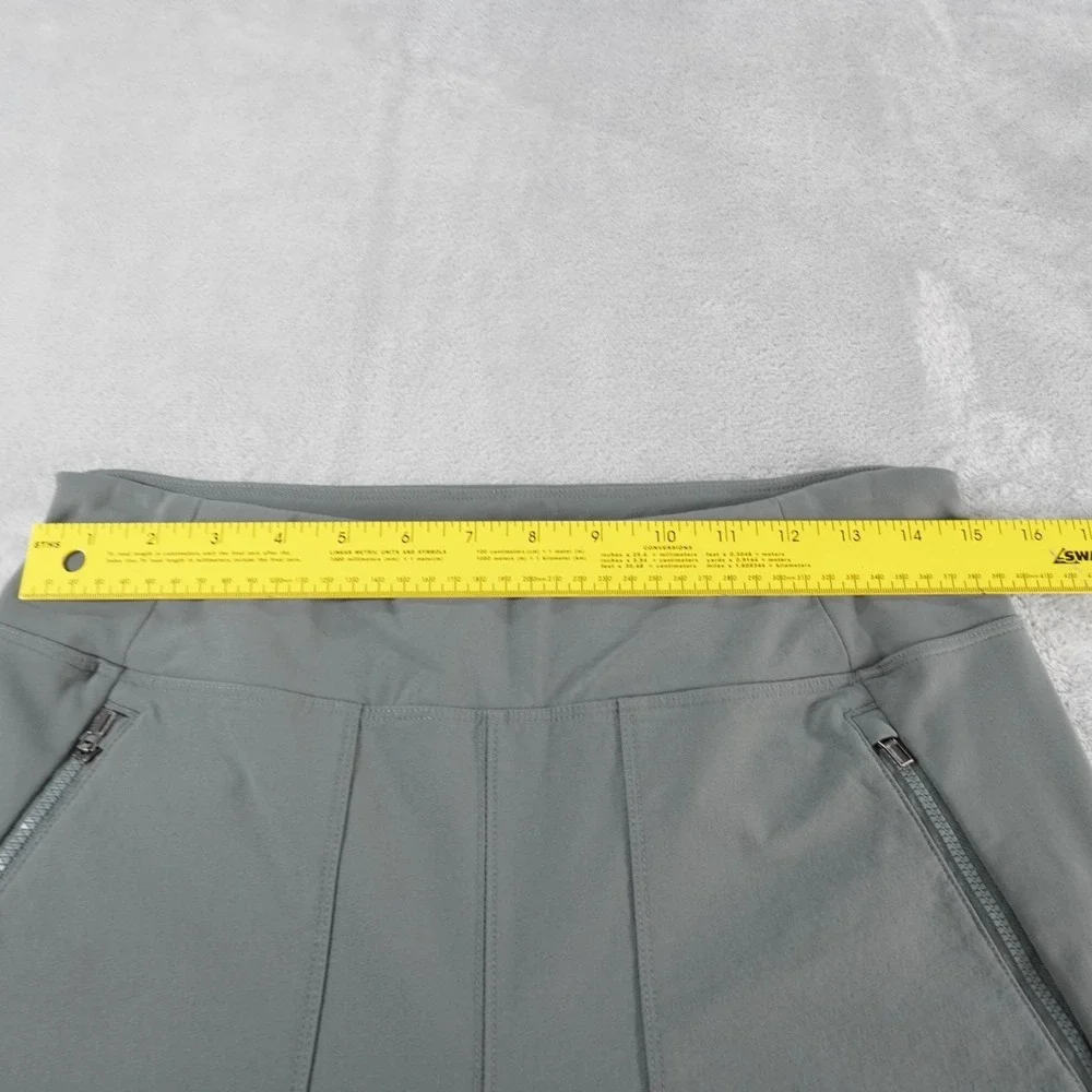 Athleta Headlands Hybrid Pant Womens 12 Sage Green Cargo Stretch Performance